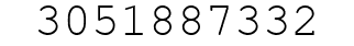 Number 3051887332.
