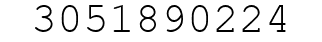 Number 3051890224.