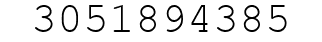 Number 3051894385.