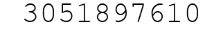 Number 3051897610.