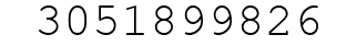 Number 3051899826.