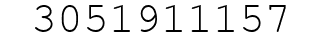Number 3051911157.