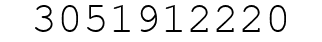 Number 3051912220.