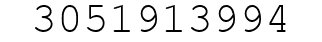Number 3051913994.