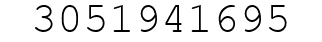 Number 3051941695.