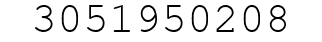 Number 3051950208.
