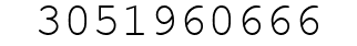 Number 3051960666.