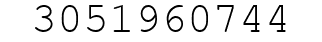 Number 3051960744.