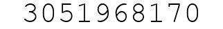 Number 3051968170.