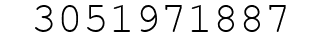 Number 3051971887.