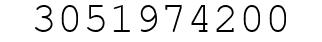 Number 3051974200.
