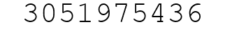 Number 3051975436.