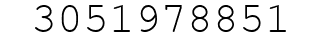 Number 3051978851.