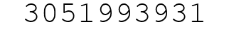 Number 3051993931.