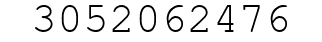 Number 3052062476.