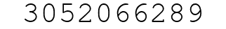 Number 3052066289.