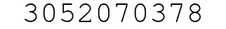 Number 3052070378.