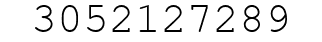 Number 3052127289.