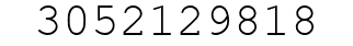Number 3052129818.