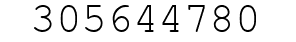 Number 305644780.