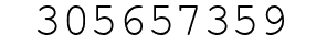 Number 305657359.