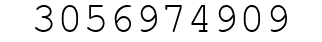 Number 3056974909.