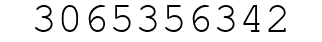 Number 3065356342.