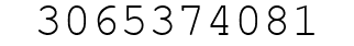 Number 3065374081.