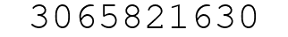 Number 3065821630.