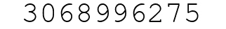 Number 3068996275.