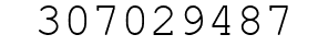 Number 307029487.