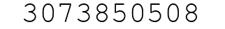 Number 3073850508.