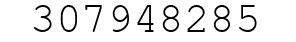 Number 307948285.