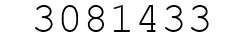 Number 3081433.