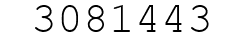 Number 3081443.