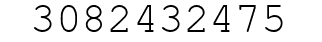 Number 3082432475.