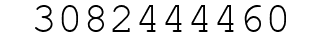 Number 3082444460.