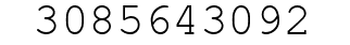 Number 3085643092.