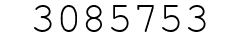 Number 3085753.