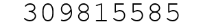 Number 309815585.