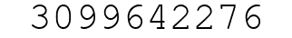 Number 3099642276.