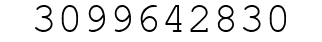 Number 3099642830.