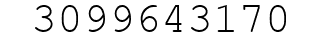 Number 3099643170.