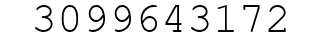 Number 3099643172.