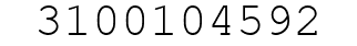 Number 3100104592.