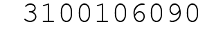 Number 3100106090.