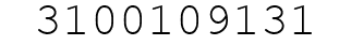 Number 3100109131.
