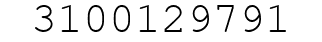 Number 3100129791.