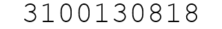 Number 3100130818.