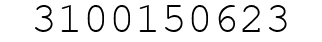 Number 3100150623.